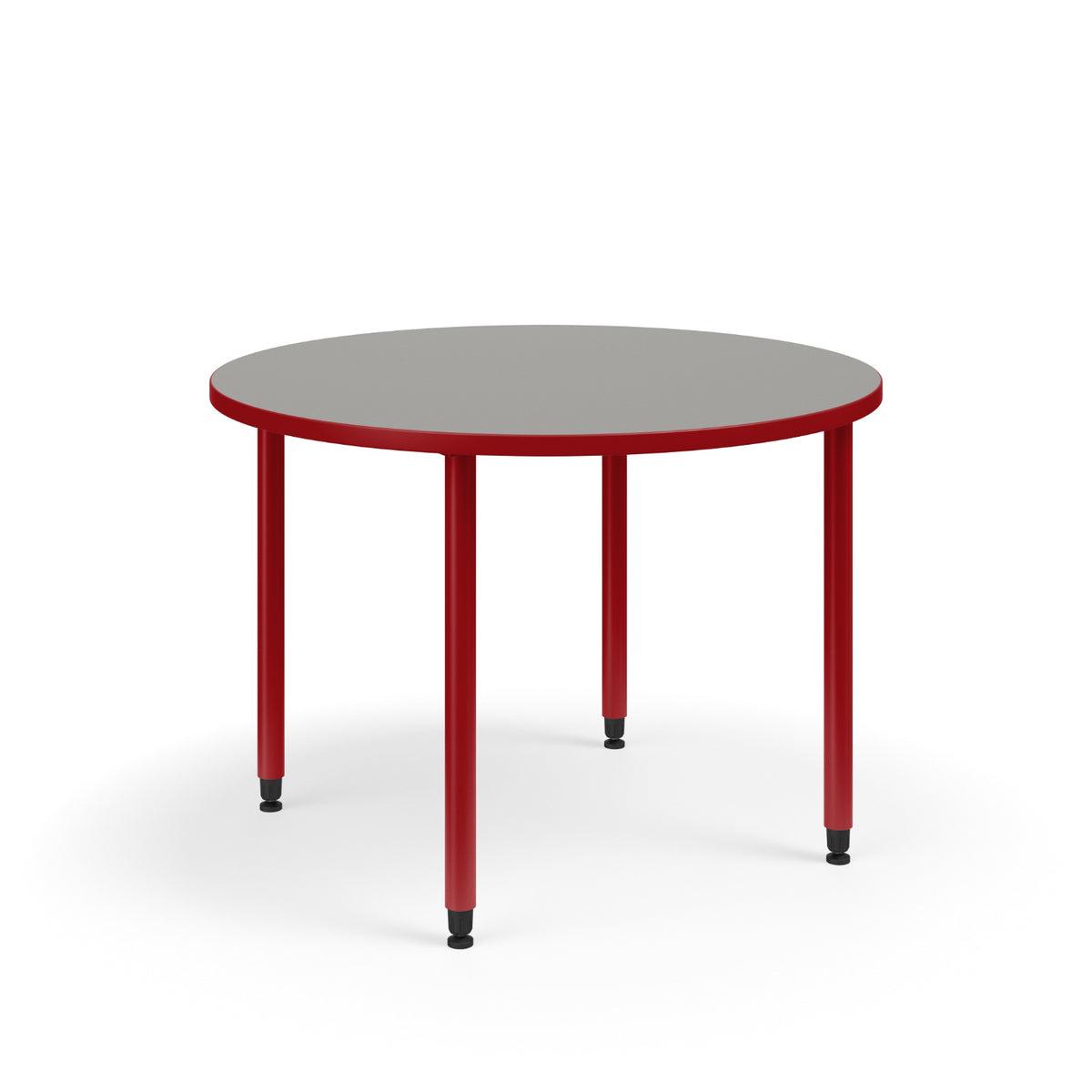 KI Ruckus Fixed Height Round Activity Table with 1-1/4" Laminate Top, 29" H, FREE SHIPPING