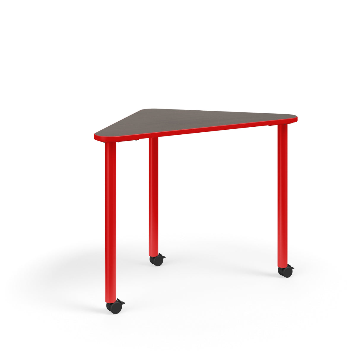 KI Ruckus Fixed Height R-Triangle Post Leg Desk, 1-1/4" Laminate Top, 29" H, FREE SHIPPING