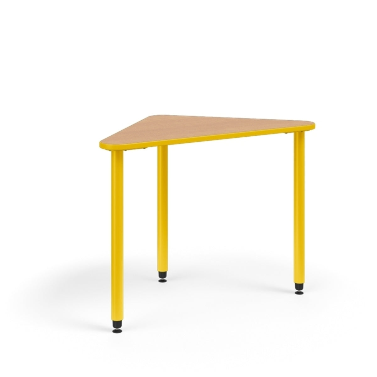 KI Ruckus Fixed Height R-Triangle Post Leg Desk, 1-1/4" Laminate Top, 29" H, FREE SHIPPING