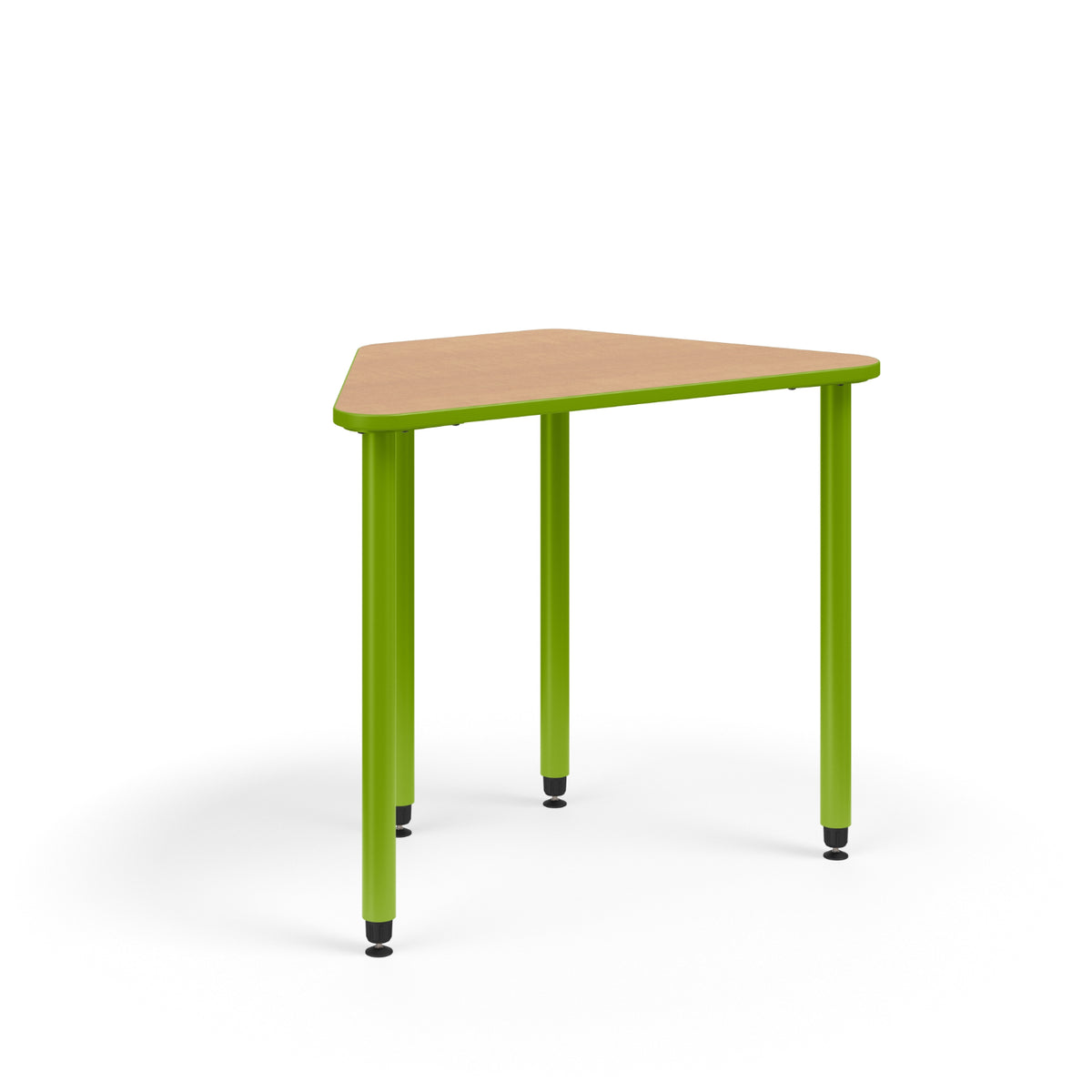 KI Ruckus Fixed Height Trapezoid Post Leg Desk, 1-1/4" Laminate Top, 29" H, FREE SHIPPING