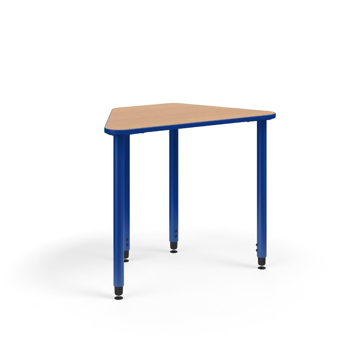 KI Ruckus Sit-Stand Height Adjustable Trapezoid Post Leg Desk, 1-1/4" Laminate Top, 29" - 42" H, FREE SHIPPING