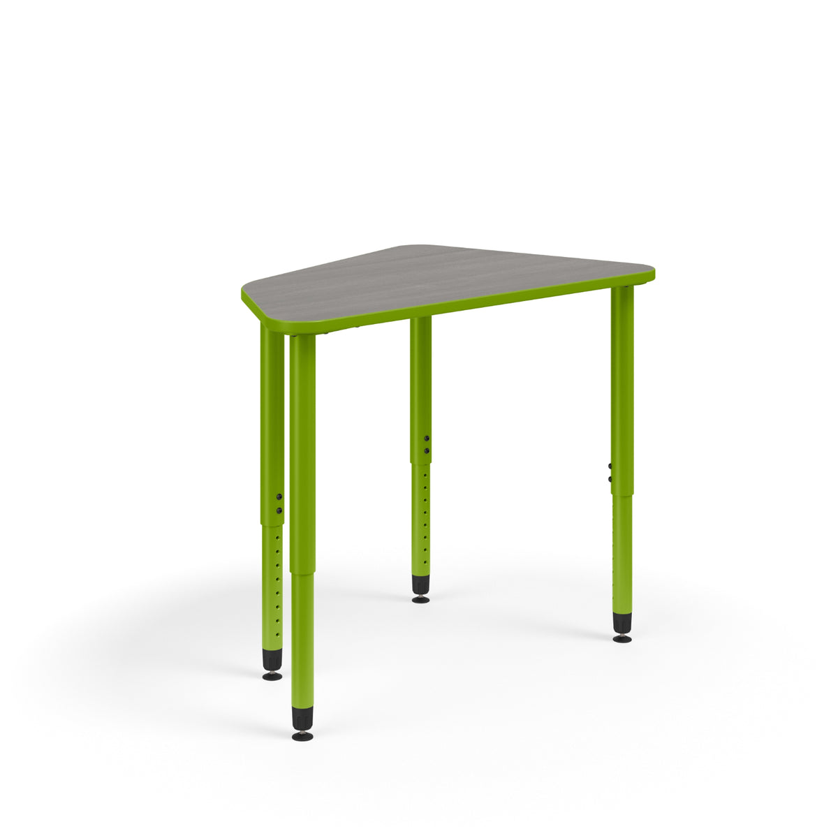 KI Ruckus Sitting Height Adjustable Oddquad Post Leg Desk, 1-1/4" Laminate Top, 20" - 33" H, FREE SHIPPING