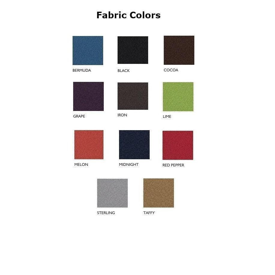 KI Strive Armless Task Chair, Upholstered Seat/Polypropylene Back, FREE SHIPPING