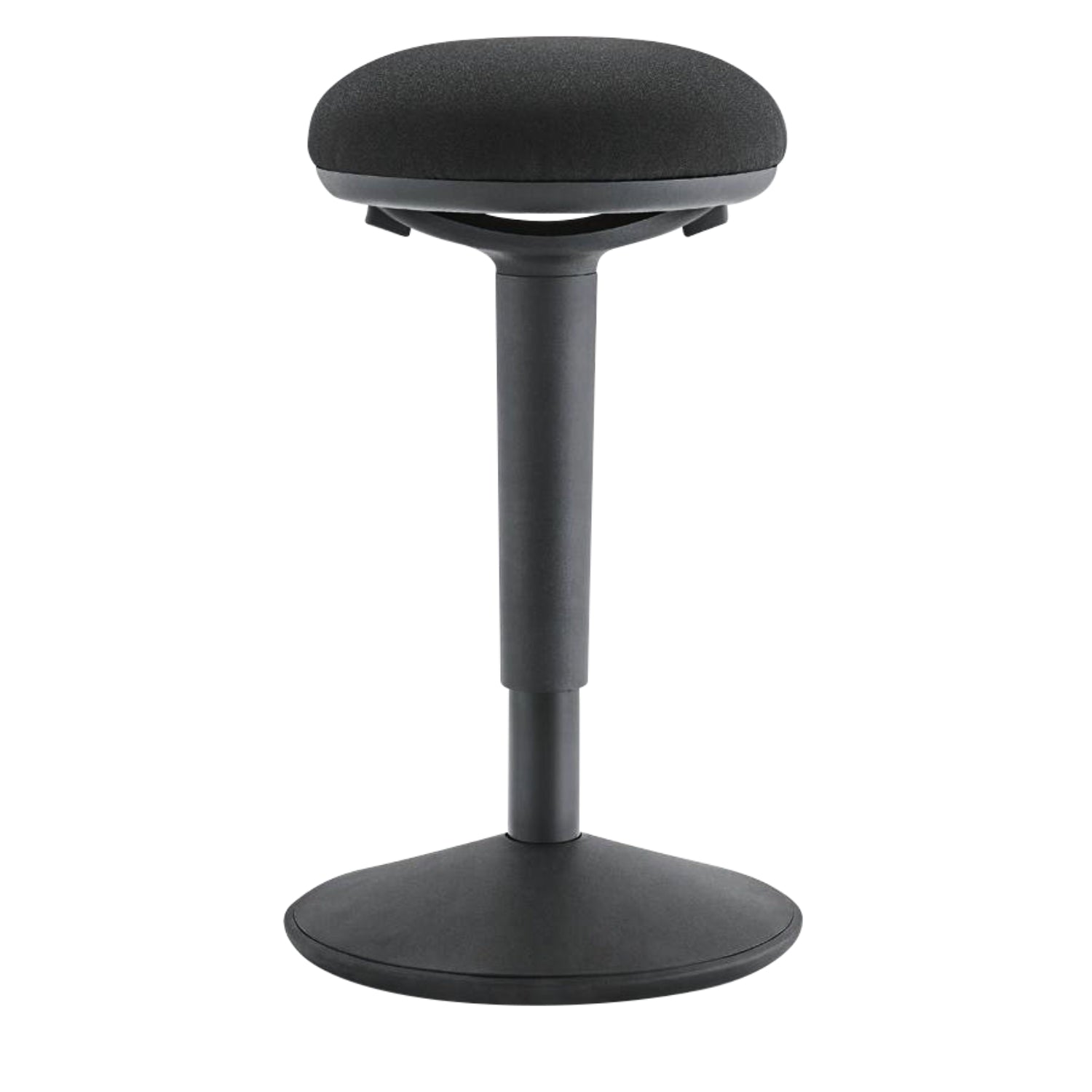 Kore Design 22"-30" Office Adjustable Wobble Stool, Round Curved Cushioned Fabric Seat