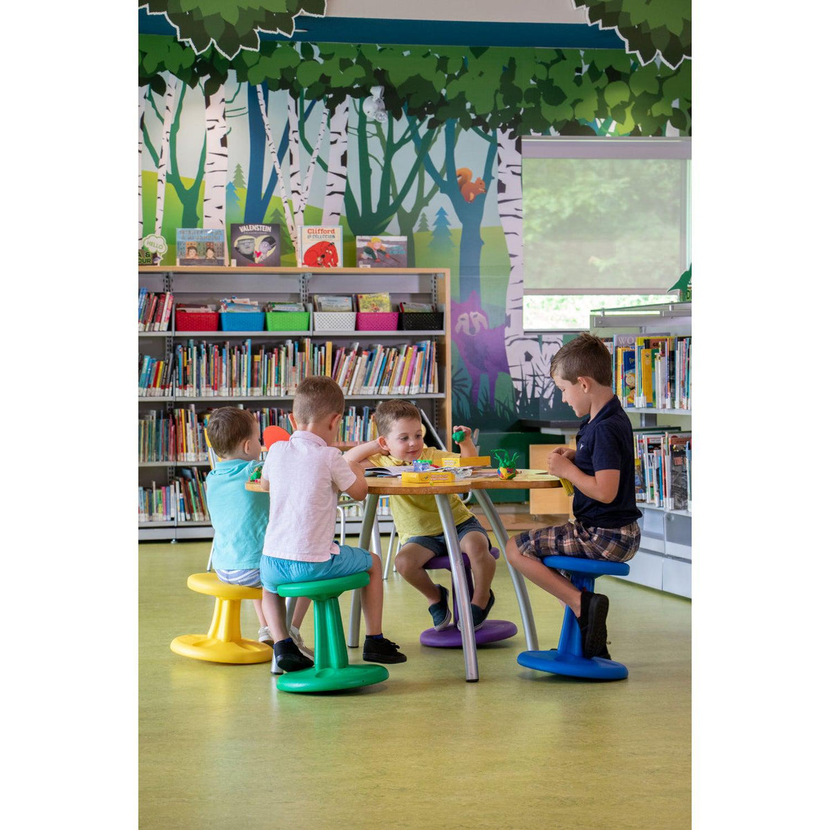 Kore Design Junior Wobble Chair, Antimicrobial Plastic, 16" H