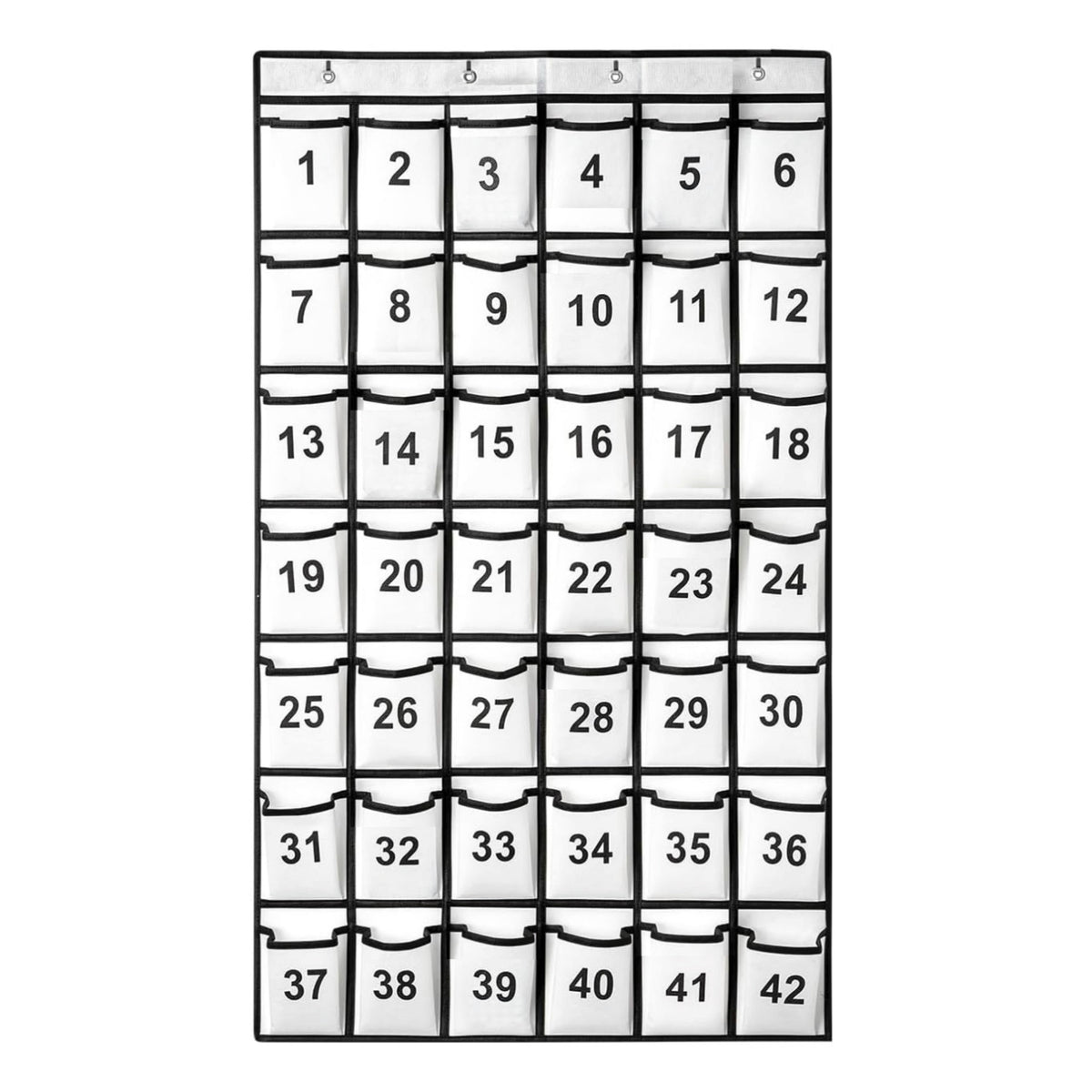 Hanging Cell Phone Pocket Storage Classroom Organizer, 42 Pockets
