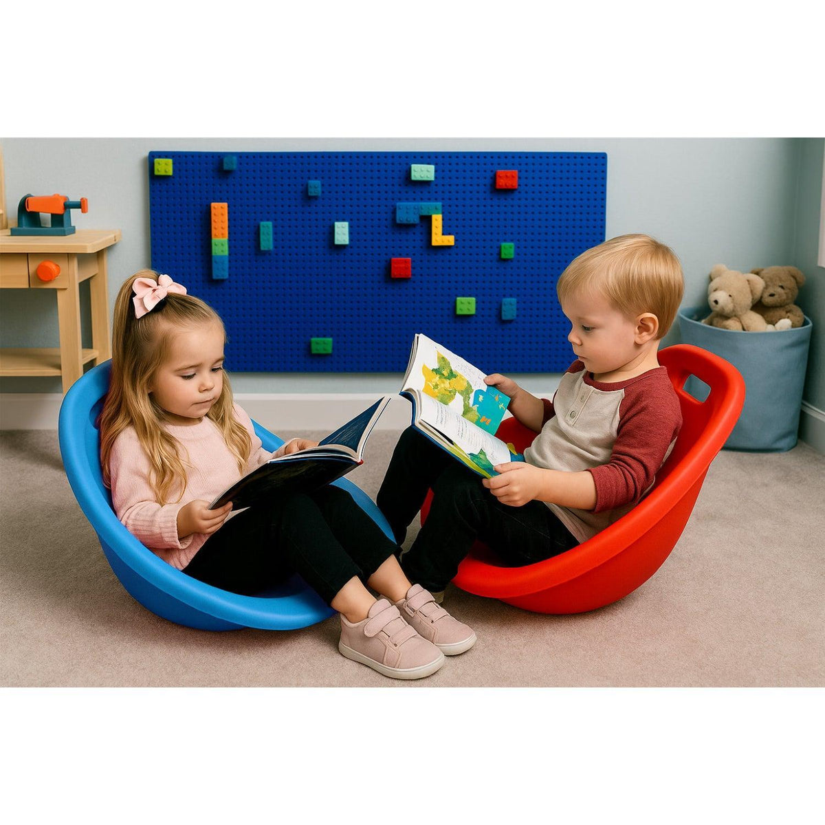 Scoop Kids Floor Rocker, 14.25", Set of 4