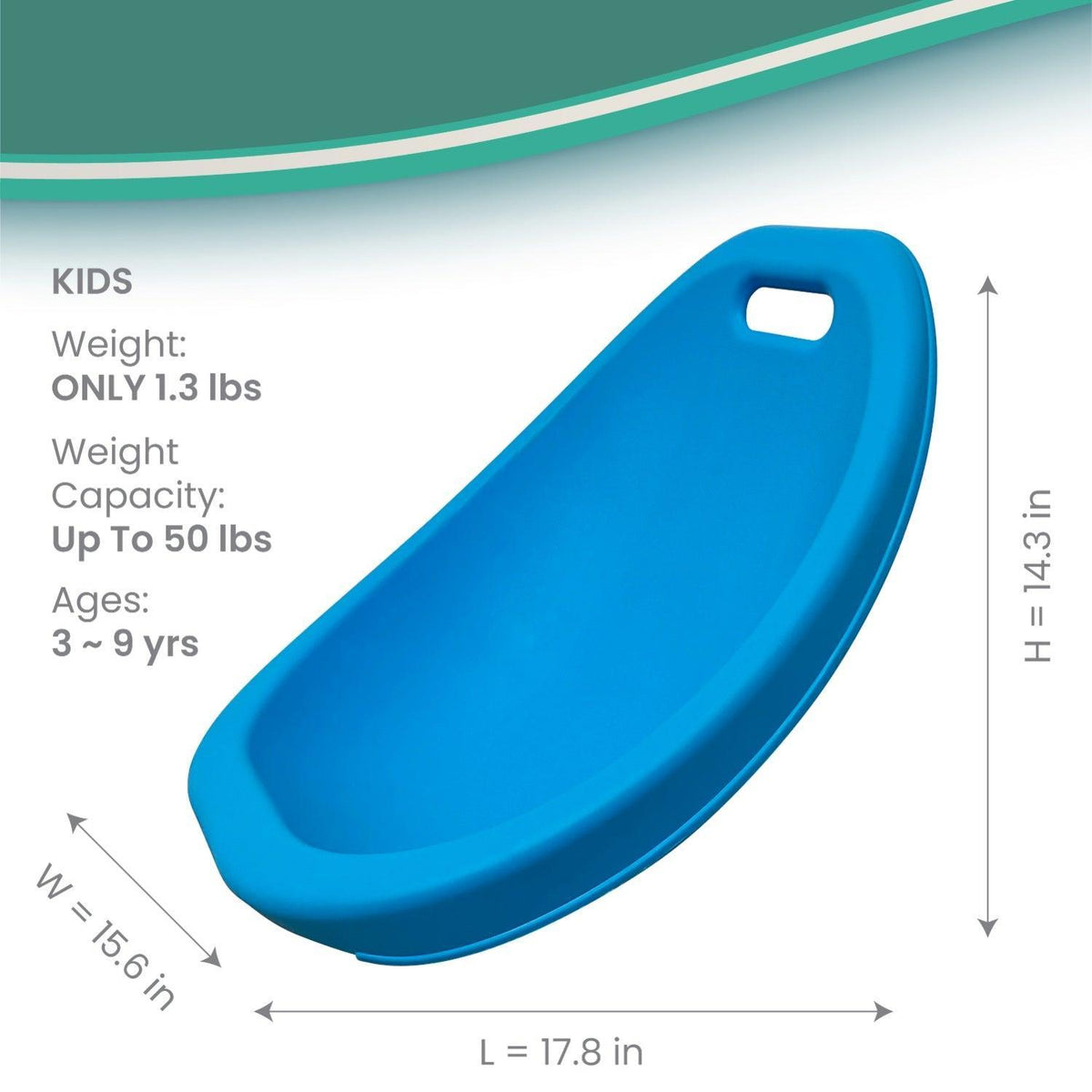 Scoop Kids Floor Rocker, 14.25", Set of 4