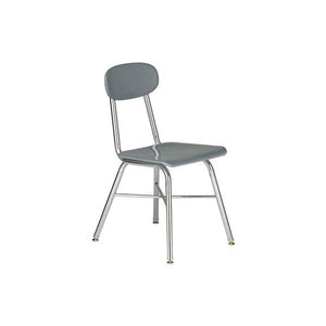 USA Capitol Legacy 500 Series Cross Brace Hard Plastic Chair, 17-1/2" Seat Height