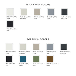 Kasta Indoor High Painted Steel Wide Rectangular Planter, 36"W x 14" D x 33-1/4" H