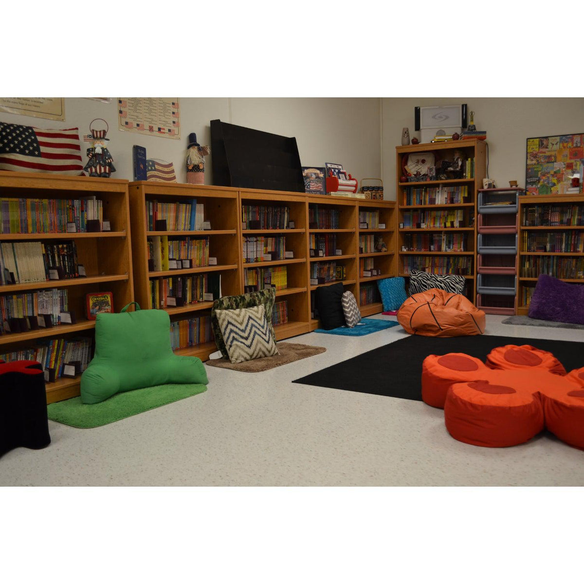 7-Shelf Bookcase with 5 Adjustable Shelves, 84" High