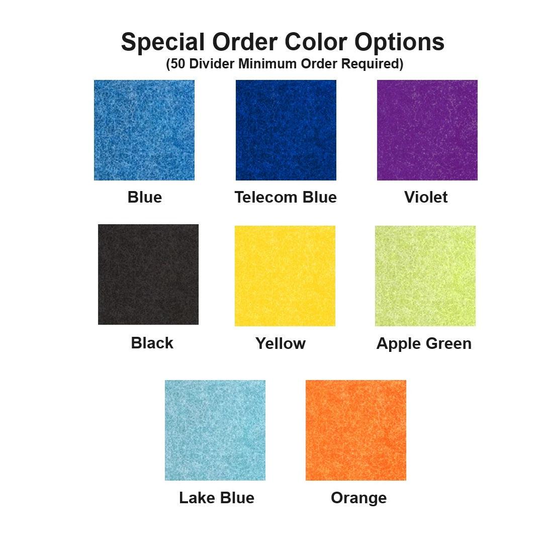 Marco Mobile Acoustic Single Color Room Divider, Special Order Colors (50 Divider Minimum)