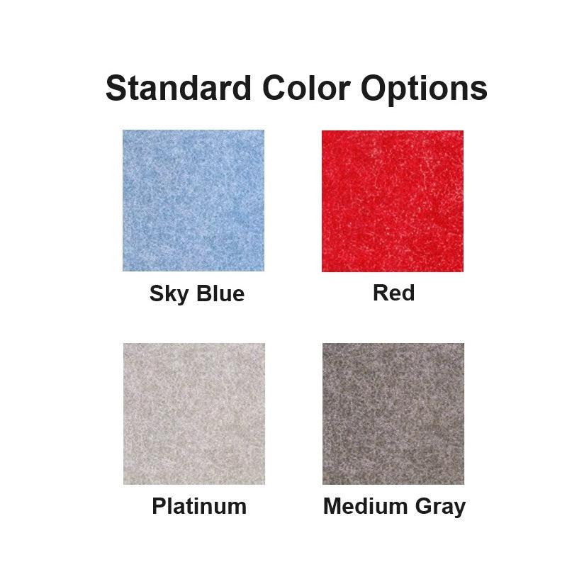 Mobile Acoustic Single Color Room Divider, Standard Colors