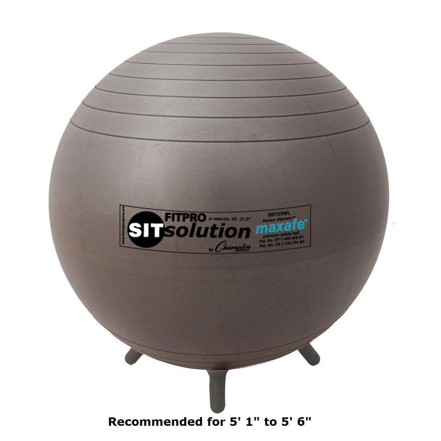 Champion Sports Maxafe® SitSolution Ball With Legs