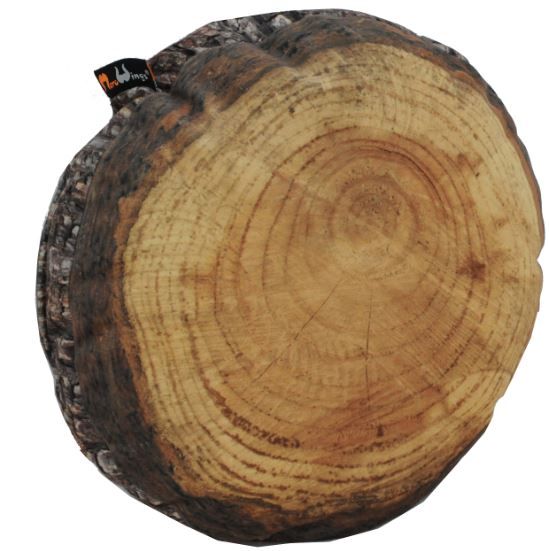 MeroWings® Annual Rings Log Slice Cushion, 23-1/2", FREE SHIPPING