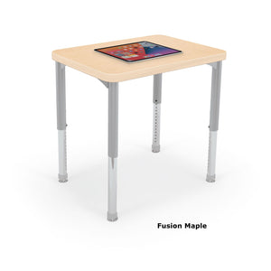 Hierarchy Classroom Desk and Chair Package, 10 Hierarchy Snap Rectangle Desks with 10 Hierarchy Chairs