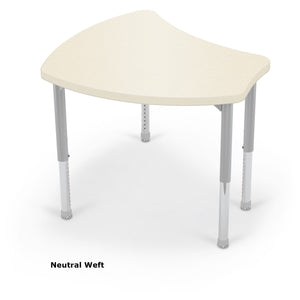 Hierarchy Classroom Desk and Chair Package, 10 Hierarchy Shapes Desks with 10 Hierarchy Chairs