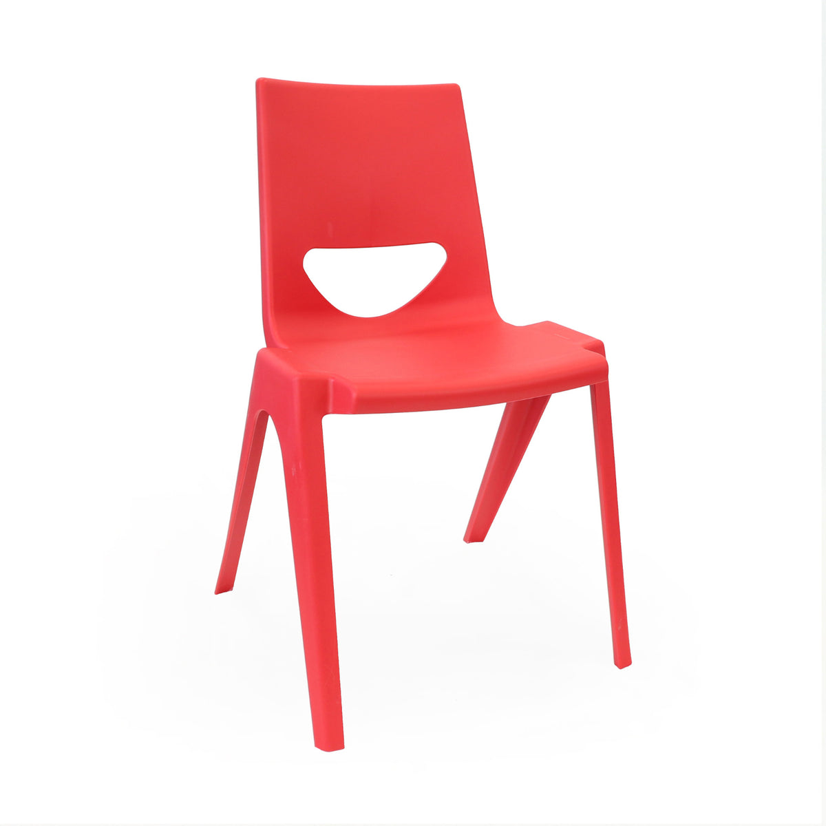 K-Seat Stackable Multi-Purpose Plastic Chair, 18" Seat Height