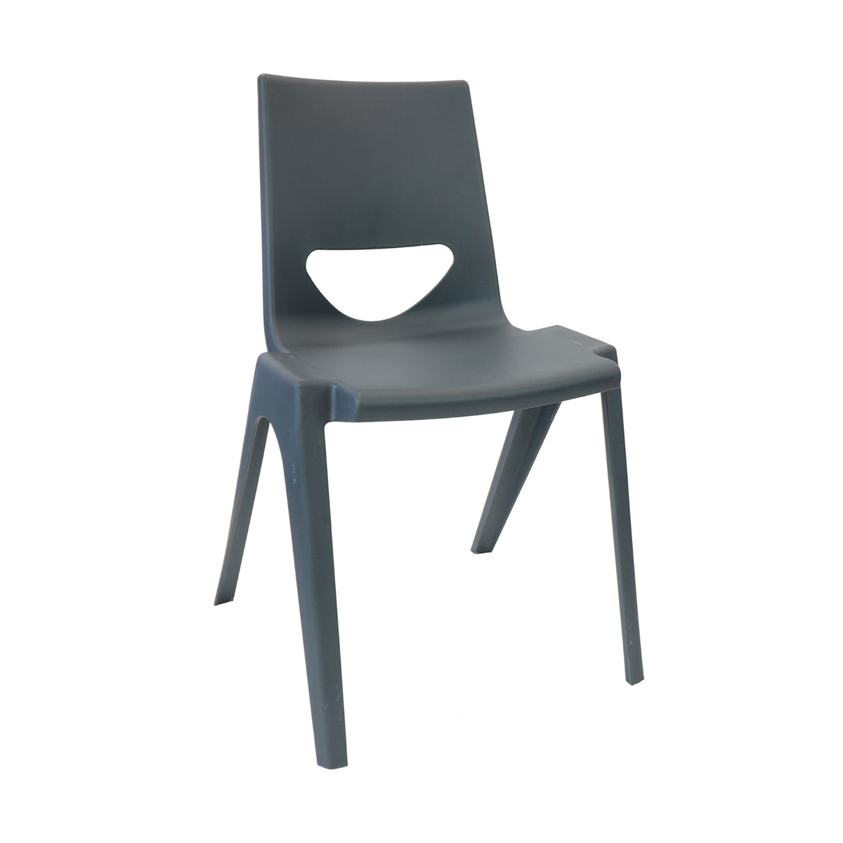 K-Seat Stackable Multi-Purpose Plastic Chair, 18" Seat Height