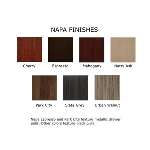 Napa Overhead with Wood and Glass Doors, 71" x 15" x 36" H