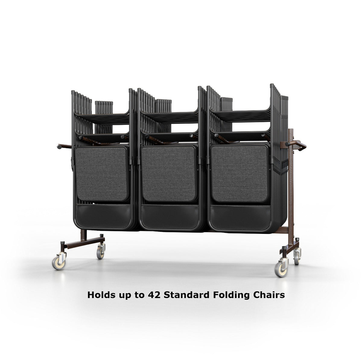 Heavy-Duty Folding Chair and Personal Folding Table Storage Dolly