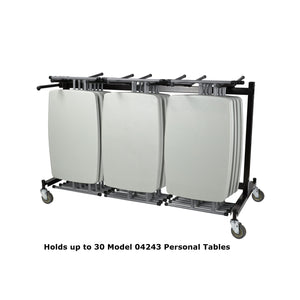 Heavy-Duty Folding Chair and Personal Folding Table Storage Dolly
