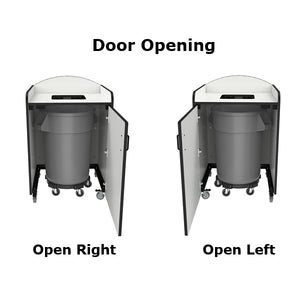 Trash Bin Receptacle, 55 Gallon