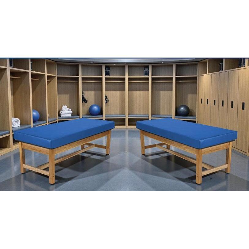 Wood Frame Treatment Table with Flat Mattress