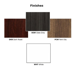 Tuxedo 48" Square Table, 2-Color Combination