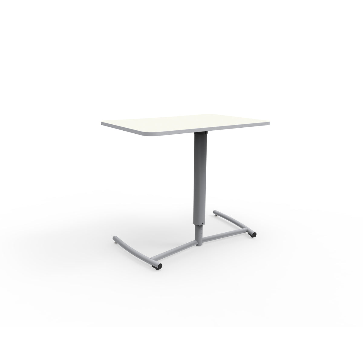 KI Ruckus ADA-Compliant Sitting Height Cantilever Desk with Rolling Base, Set Screw Adjustable Height, FREE SHIPPING