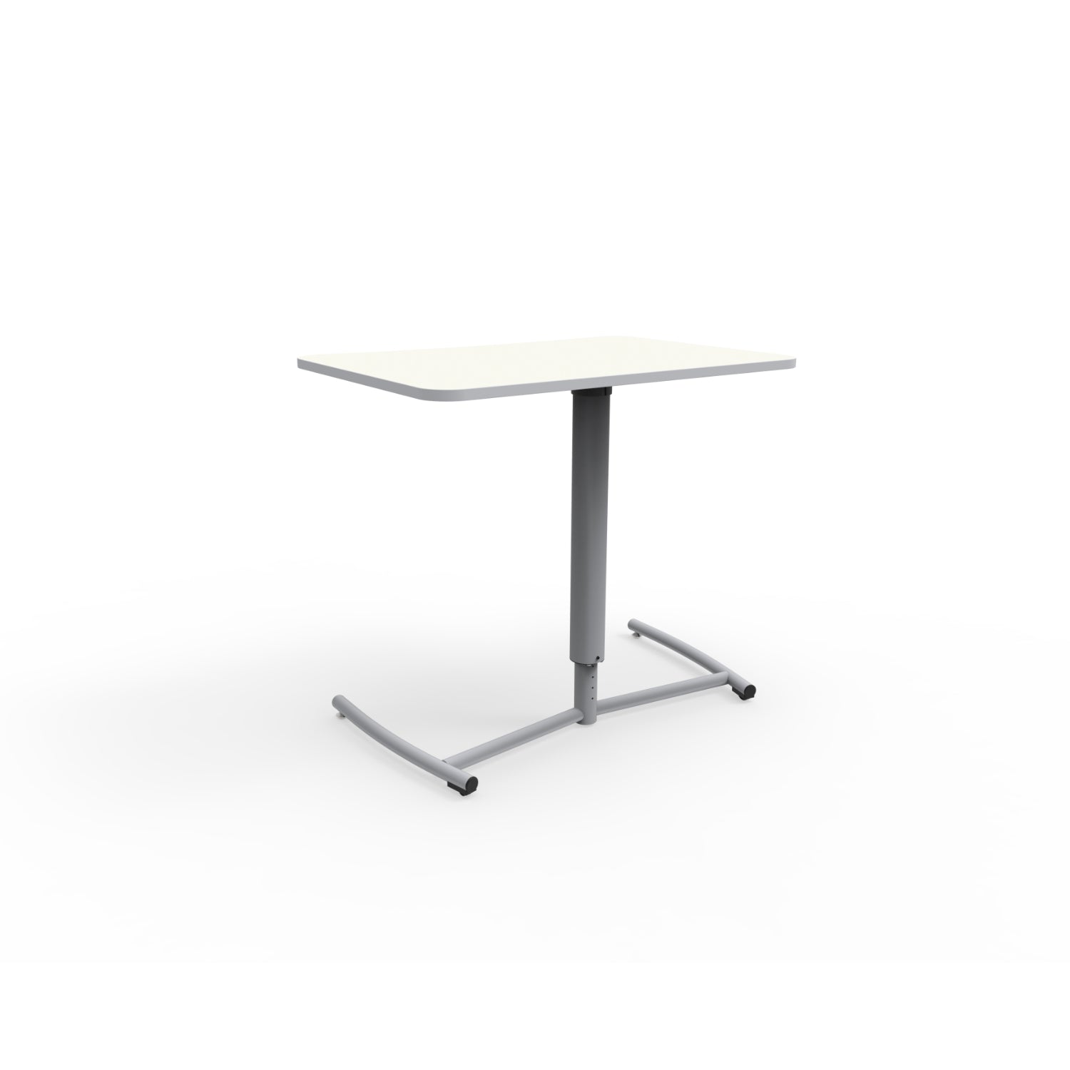 KI Ruckus ADA-Compliant Sitting Height Cantilever Desk with Rolling Base, Set Screw Adjustable Height, FREE SHIPPING