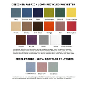 Screenflex Heavy Duty Fabric Room Divider, 6' High
