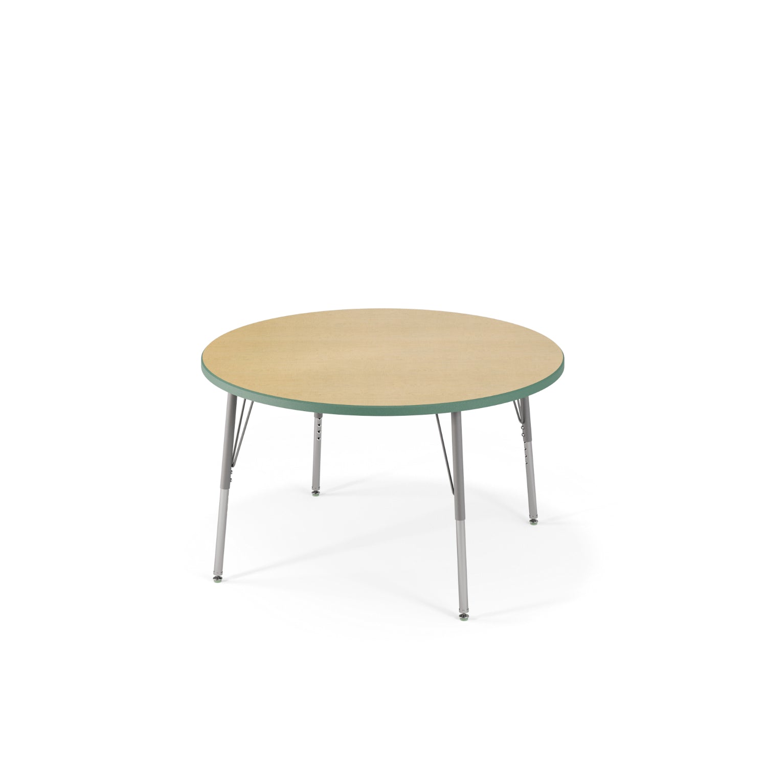 USA Capitol Dimension Series Round Activity Table, Laminate Top with Premium Spray Edge