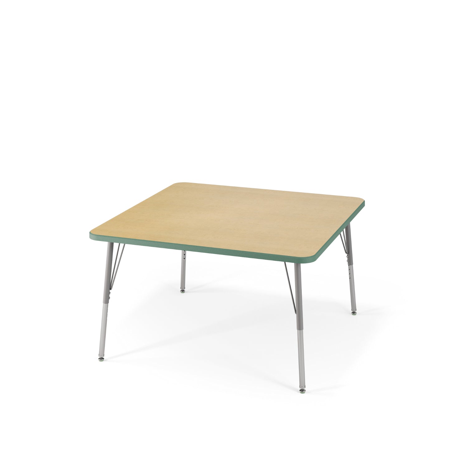 USA Capitol Dimension Series Square Activity Table, Laminate Top with Premium Spray Edge