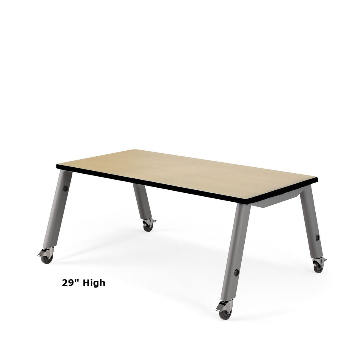 USA Capitol Makerspace Table, Laminate Top with Standard Spray Edge
