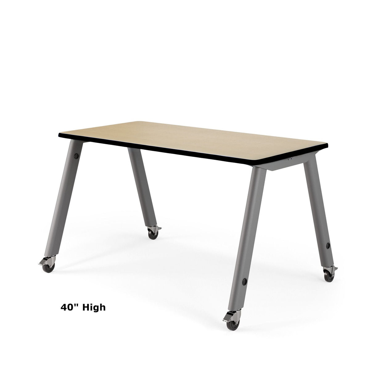 USA Capitol Makerspace Table, Laminate Top with Standard Spray Edge