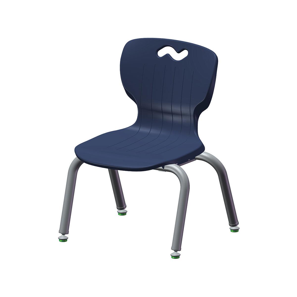 USA Capitol Ntersect Stackable Chair, 12" Seat Height