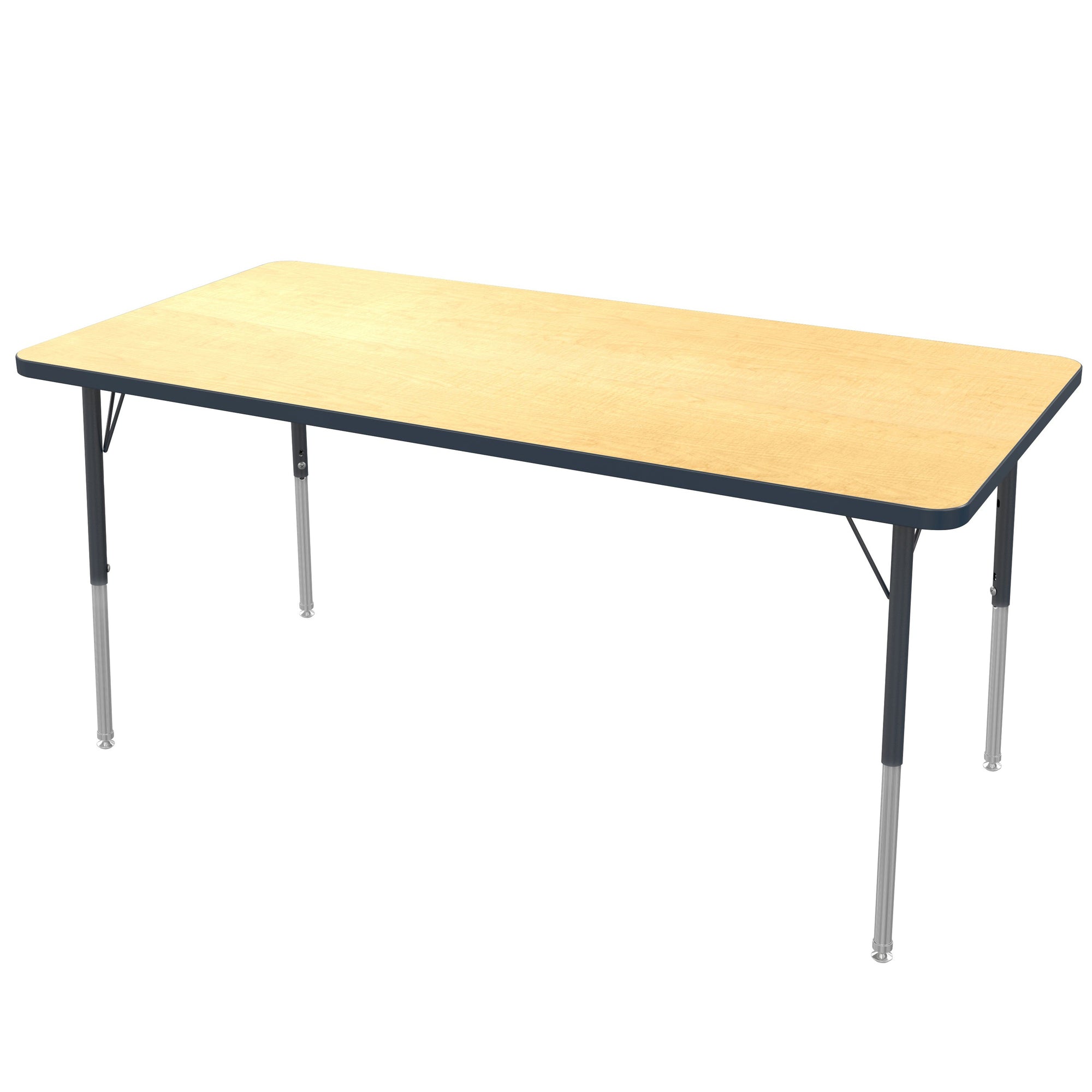 USA Capitol Dimension Series Rectangle Activity Table, Laminate Top with Standard Spray Edge