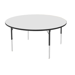 USA Capitol Dimension Series Round Activity Table, Dry-Erase Whiteboard Laminate Top with Standard Spray Edge