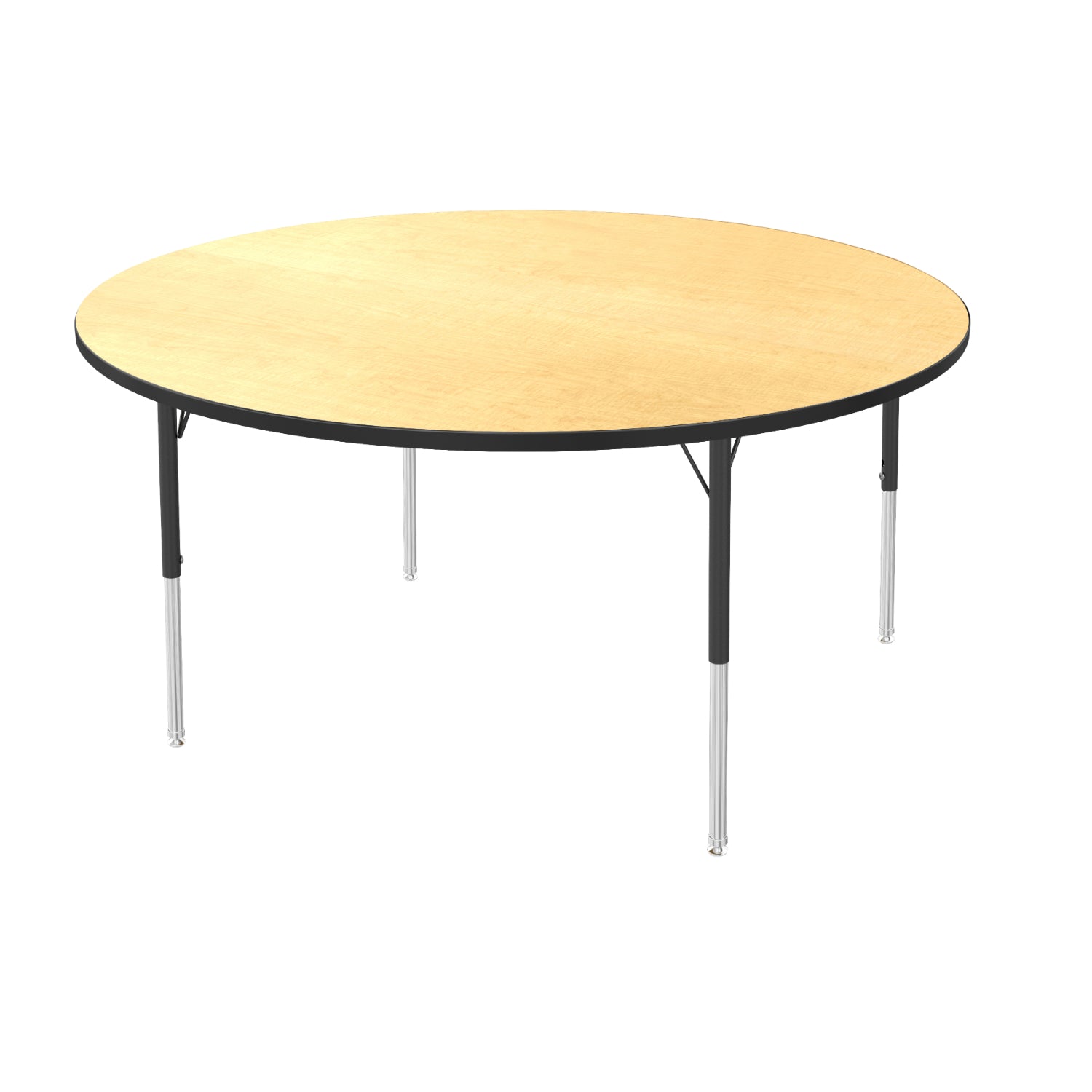 USA Capitol Dimension Series Round Activity Table, Laminate Top with Standard Spray Edge