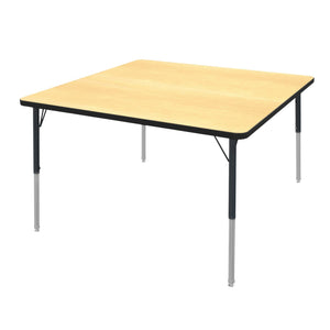 USA Capitol Dimension Series Square Activity Table, Laminate Top with Standard Spray Edge