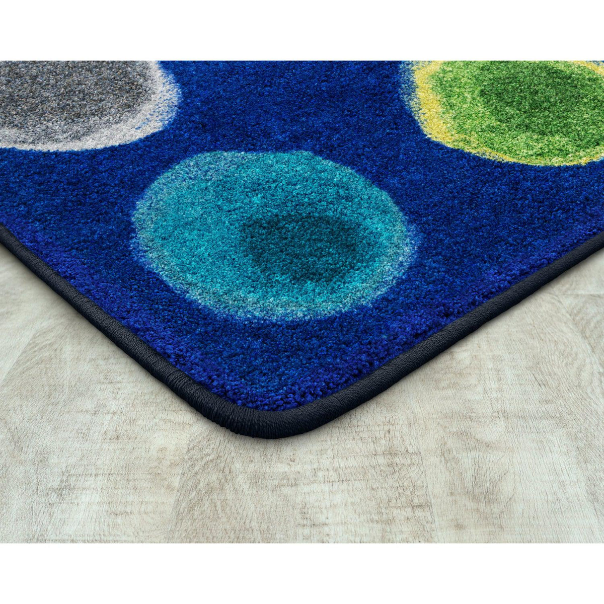 Joy Carpets Watercolor Spots Rug, 10'9" x 13'2" Rectangle (30 Spots)
