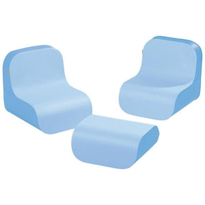 Wesco Tic Tac Range Lounge Set, 2 Chairs + 1 Footrest