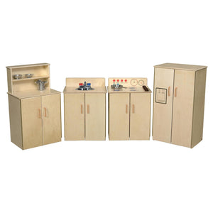 Set of 4 Classic Appliances with Deluxe Hutch