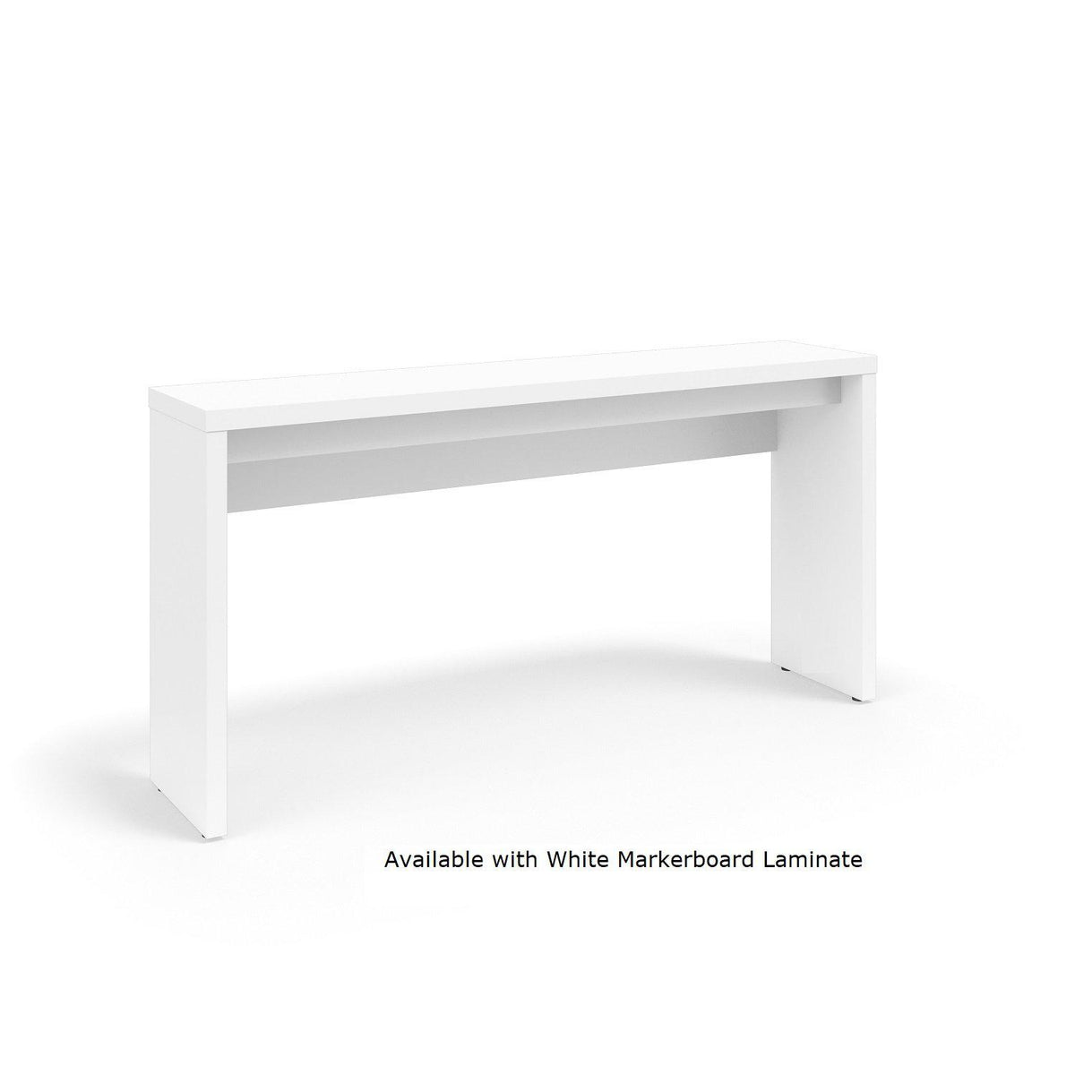 KI Serenade Gathering Table, Café Height, Single-Sided, 18" x 84" x 42"H, Non-Contrast Laminate, FREE SHIPPING