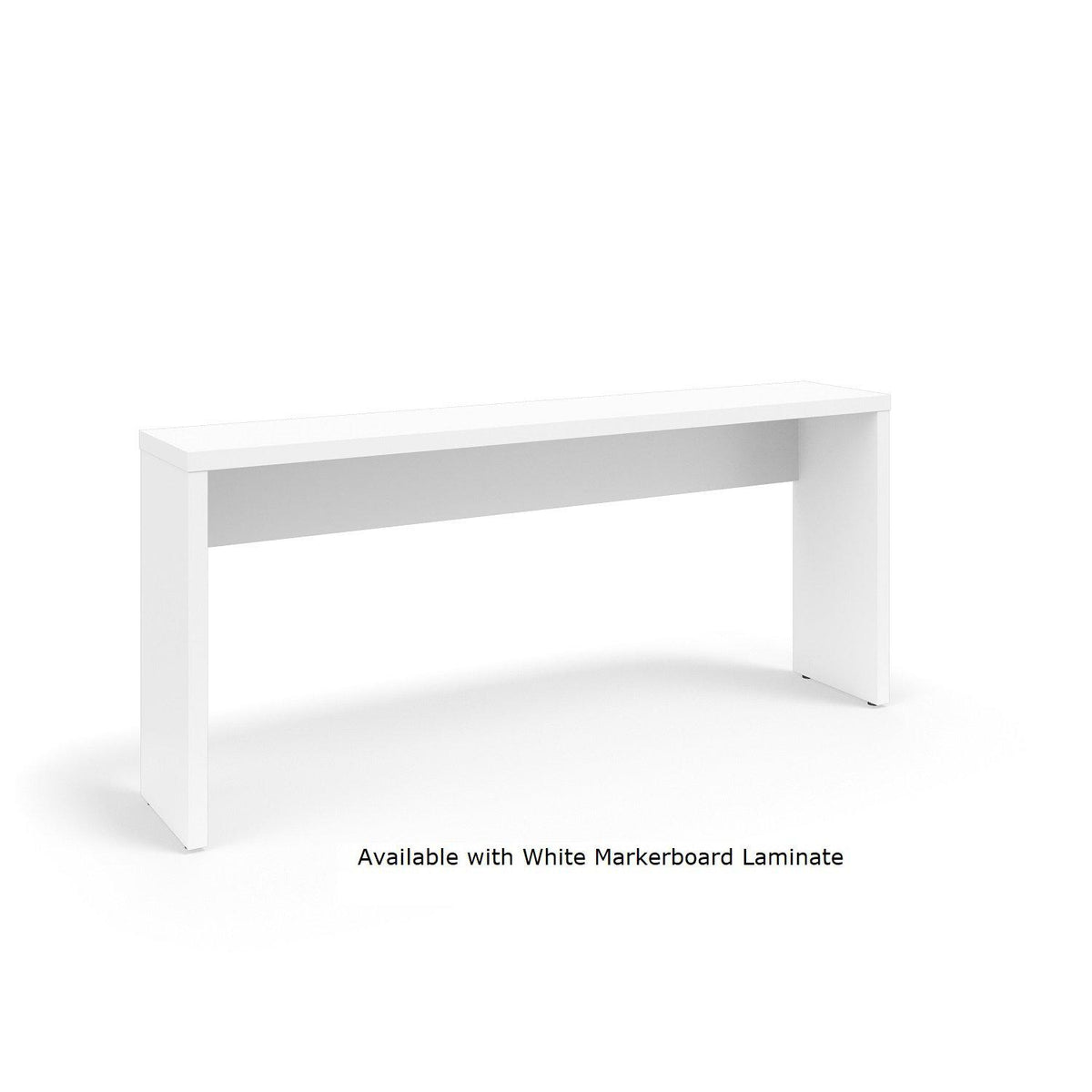 KI Serenade Gathering Table, Café Height, Single-Sided, 18" x 96" x 42"H, Non-Contrast Laminate, FREE SHIPPING