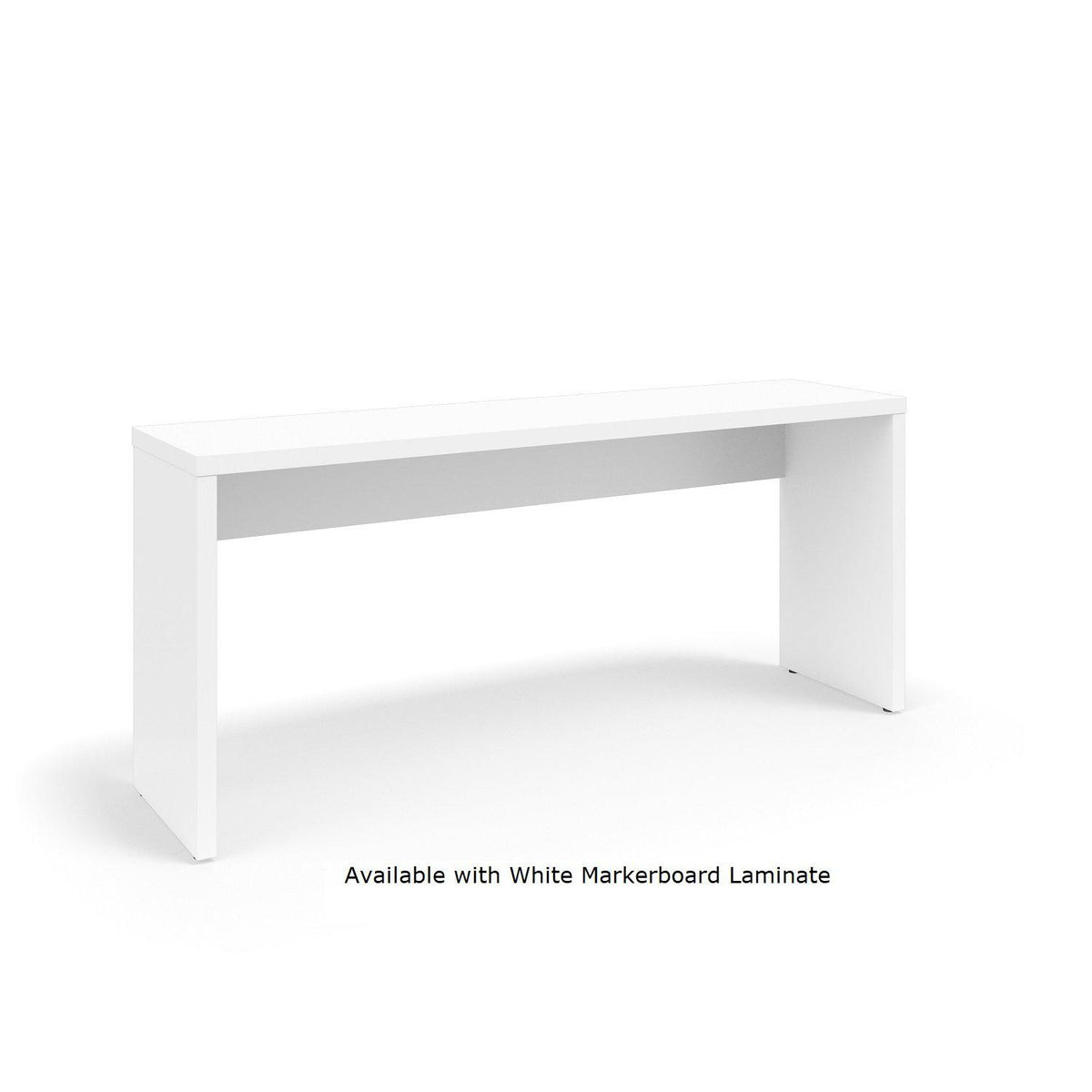 KI Serenade Gathering Table, Café Height, Single-Sided, 24" x 96" x 42"H, Non-Contrast Laminate, FREE SHIPPING