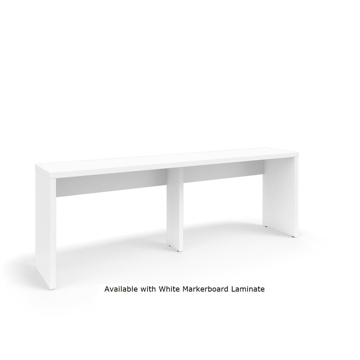 KI Serenade Gathering Table, Café Height, Single-Sided, 24" x 120" x 42"H, Non-Contrast Laminate, FREE SHIPPING