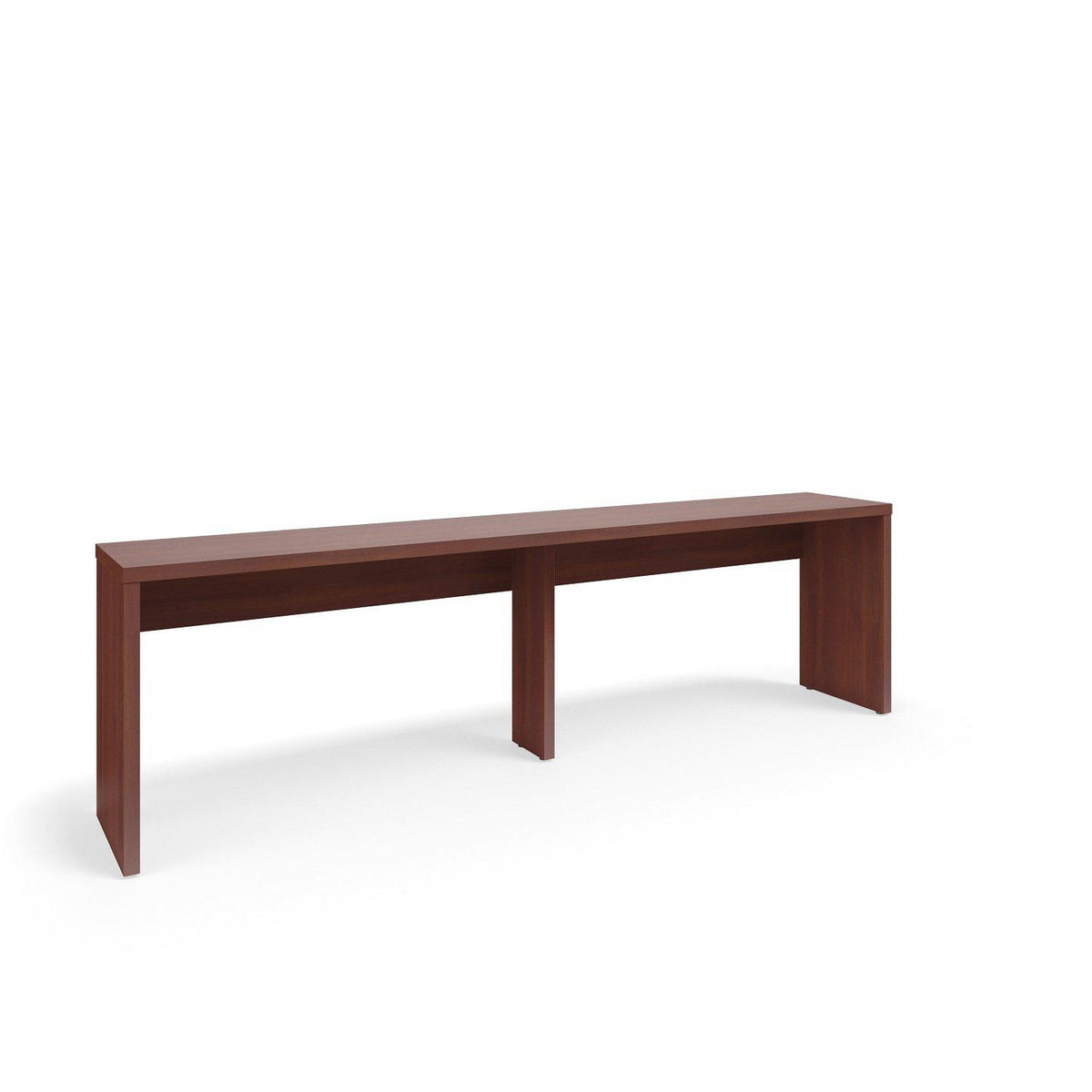KI Serenade Gathering Table, Café Height, Single-Sided, 24" x 144" x 42"H, Non-Contrast Laminate, FREE SHIPPING
