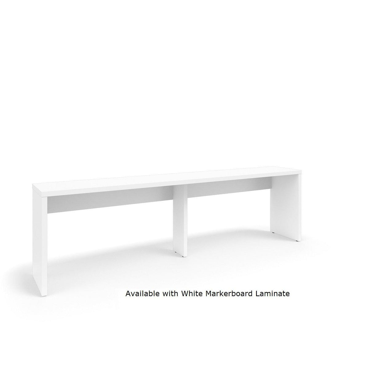 KI Serenade Gathering Table, Café Height, Single-Sided, 24" x 144" x 42"H, Non-Contrast Laminate, FREE SHIPPING